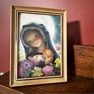 Ferrandiz Mother and Child Framed Anri